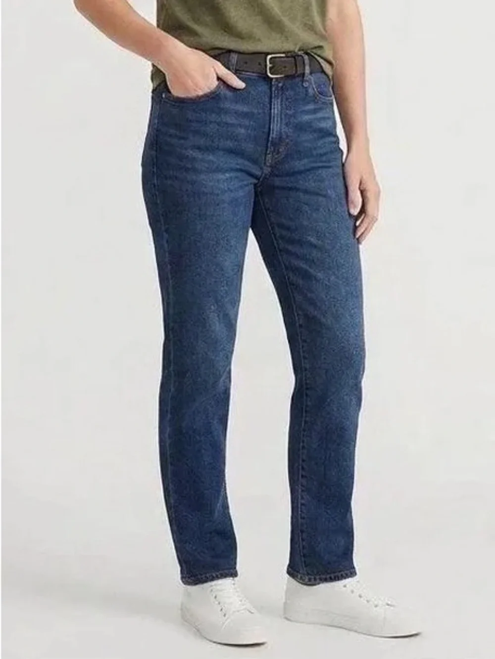 J. Crew High-rise Straight Jean in 1996 semi-stretch size 27 Tall